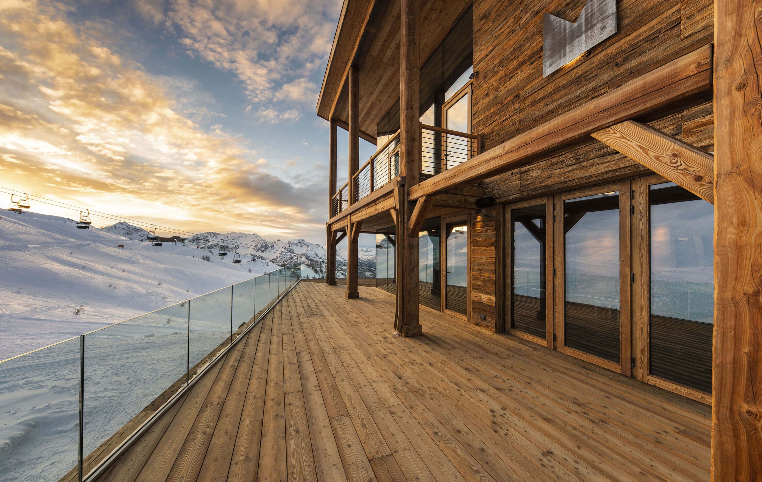 Nuova costruzione rifugio alpino SauzeOulx